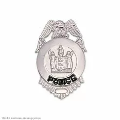 Badge Police Silver