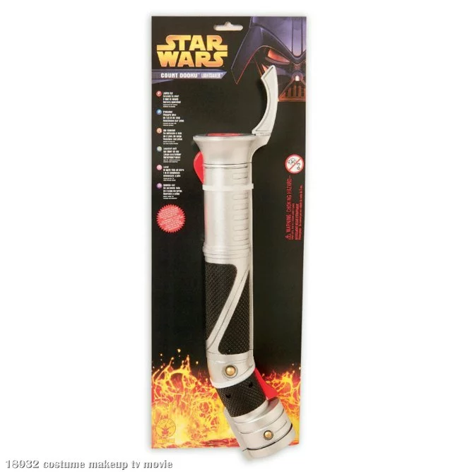 Star Wars Count Dooku Red Lightsaber 1 Star Wars Count Dooku Red Lightsaber