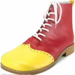 Wing Tip Clown (Red/Yellow) Adult Shoes