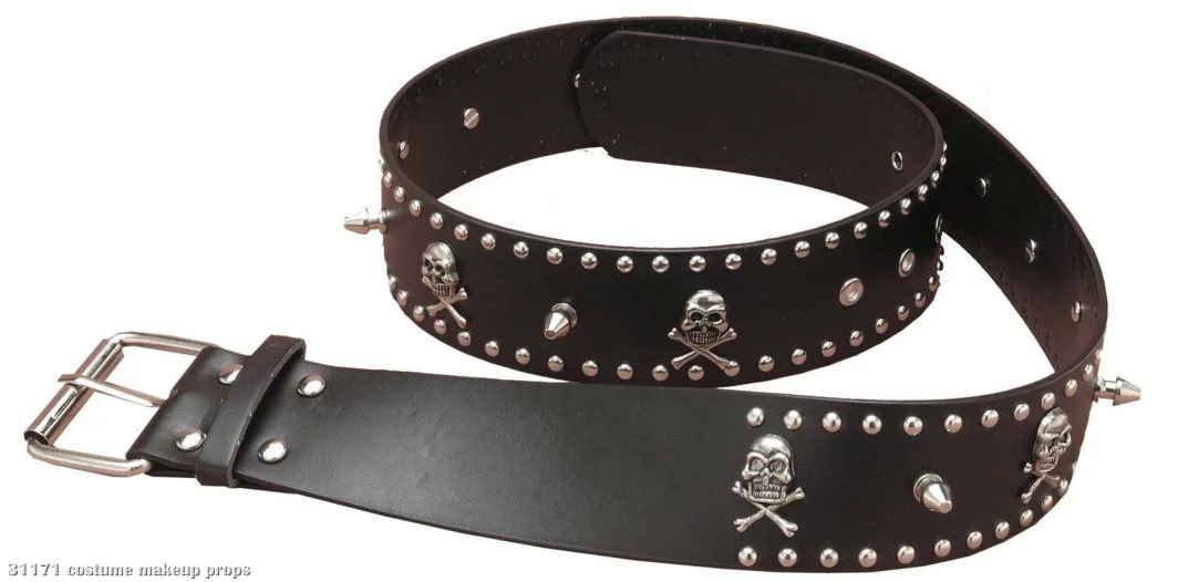 Studded Skull Belt 1 Studded Skull Belt