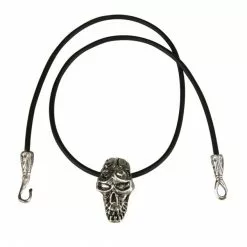 Corded Skull Necklace