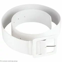 White-Mod About You Patent Belt