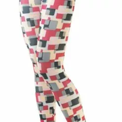 Mod Squares Footless Leggings