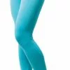 Blue Caracao Footless Leggings