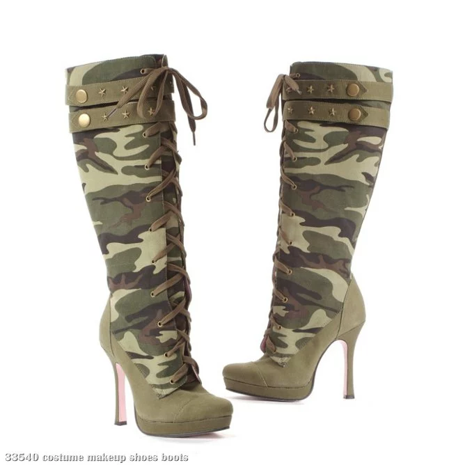 Sergeant Camo Adult Boots 1 Sergeant Camo Adult Boots