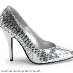Silver Sequin Adult Shoes