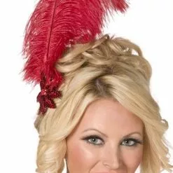 Sequin Feather Hair Clip