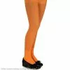 Orange Glitter Tights - Child