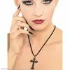 Black Cross Necklace