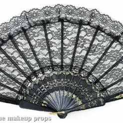 Lace Fan (Black)