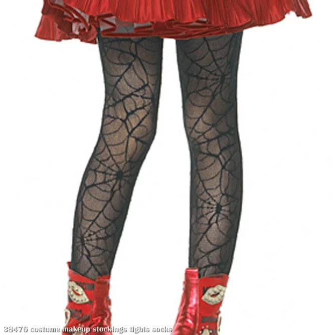 Spider Web Child Tights 1 Spider Web Child Tights