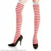 Striped Thigh High (Red And White) Adult