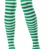 Clover Top Green And White Thigh Highs Adult