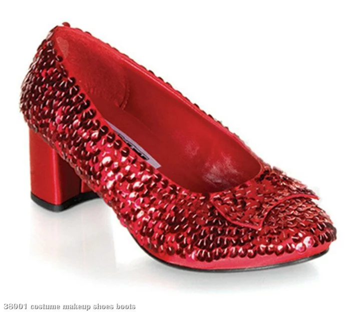 Judy (Red Sequin) Adult Shoes - Wide Width 1 Judy (Red Sequin) Adult Shoes - Wide Width