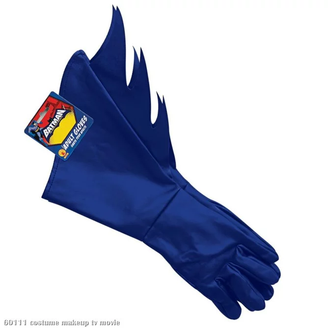 Batman Brave & Bold Batman Adult Gloves 1 Batman Brave & Bold Batman Adult Gloves