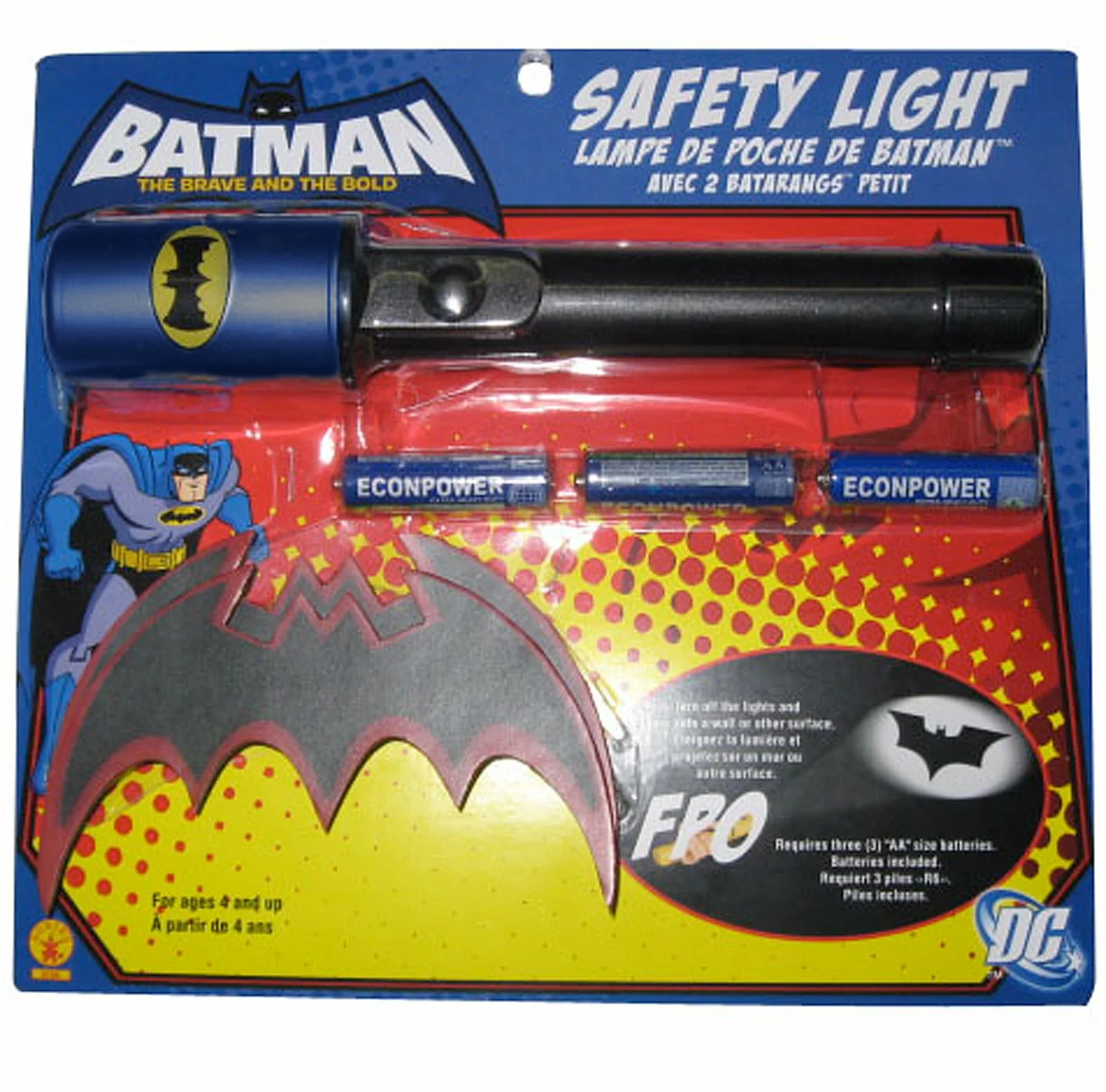Batman Brave & Bold Flashlight & Batarang Kit 1 Batman Brave & Bold Flashlight & Batarang Kit