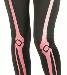 Skeleton Leggings (Pink) Adult