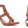 Brown Fringe High Heel Adult Shoes