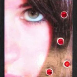 Glowbys Ruby Crystal Stars Hair Accessory