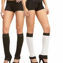 Leg Warmer (Black/White) Reversible Adult