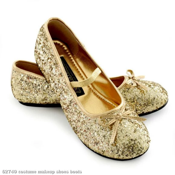 Sparkle Ballerina (Gold) Child Shoes 1 Sparkle Ballerina (Gold) Child Shoes