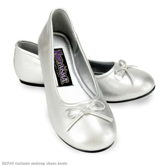 Ballet Flat (Silver) Child Shoes 1 Ballet Flat (Silver) Child Shoes