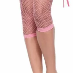 Industrial Net Footless Tights (Light Pink) Adult