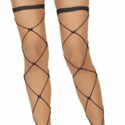 Rope Net Thigh Highs Adult