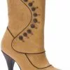 Ruth Victorian (Tan) Adult Boots