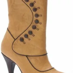 Ruth Victorian (Tan) Adult Boots