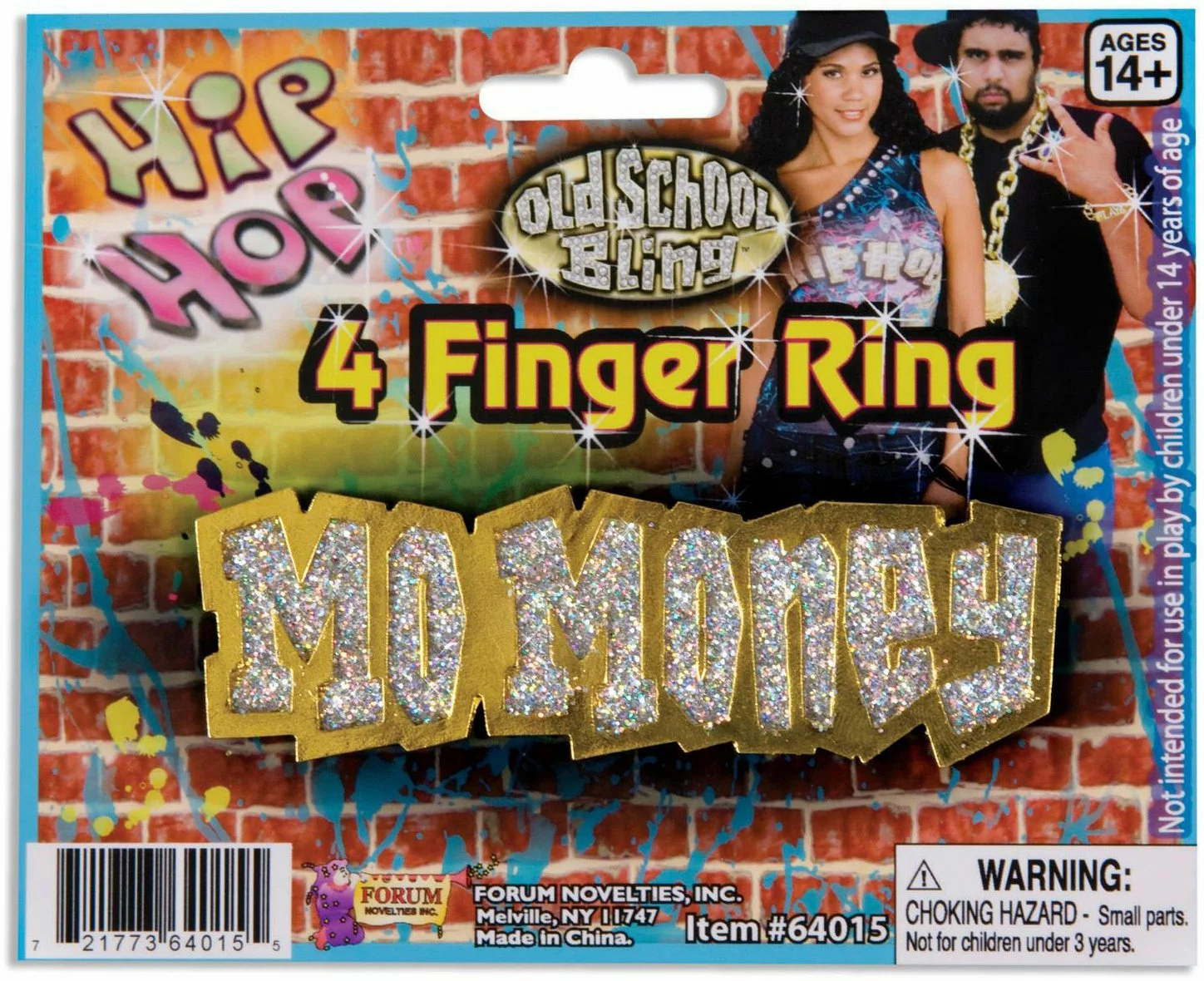 Hip Hop Mo Money 4-Finger Ring 1 Hip Hop Mo Money 4-Finger Ring