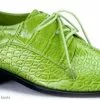 Lime Green Alligator Shoes Adult