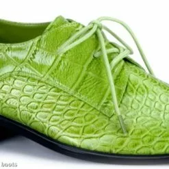 Lime Green Alligator Shoes Adult