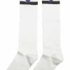 Playboy Knee-High Striped (White/Black) Adult Socks