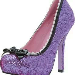 Purple Glitter Princess Heels (Adult)