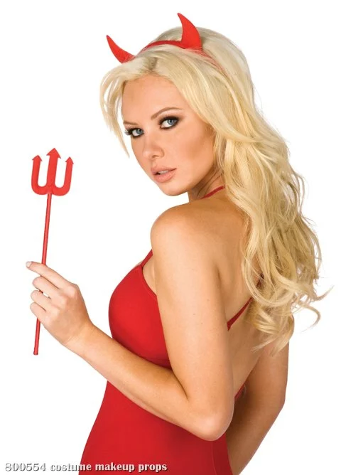 Devil Horns And Pitchfork Accessory Set 1 Devil Horns And Pitchfork Accessory Set