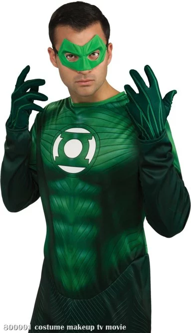 Green Lantern Movie - Green Lantern Gloves (Adult) 1 Green Lantern Movie - Green Lantern Gloves (Adult)