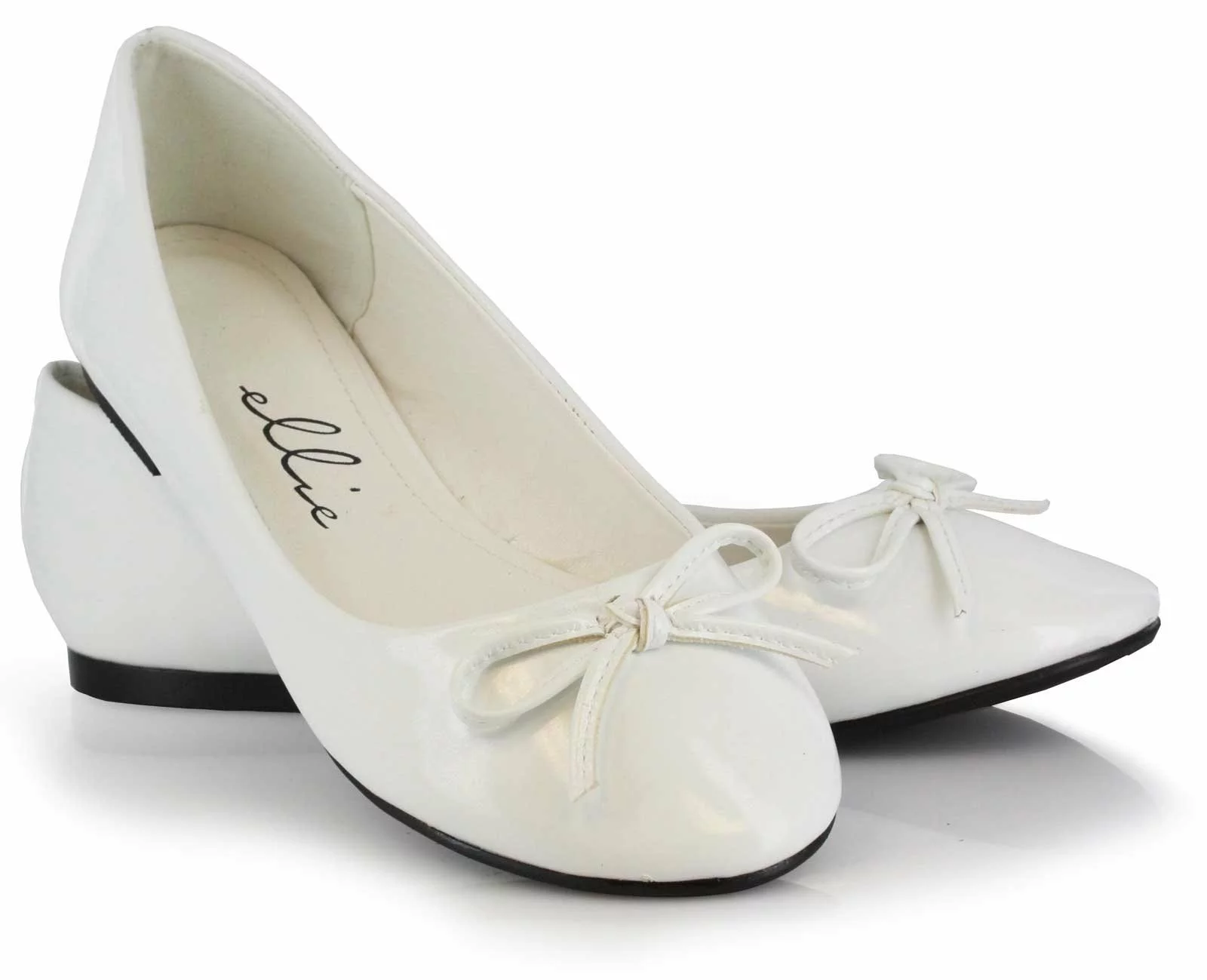 Mila White Adult Ballet Flats 1 Mila White Adult Ballet Flats