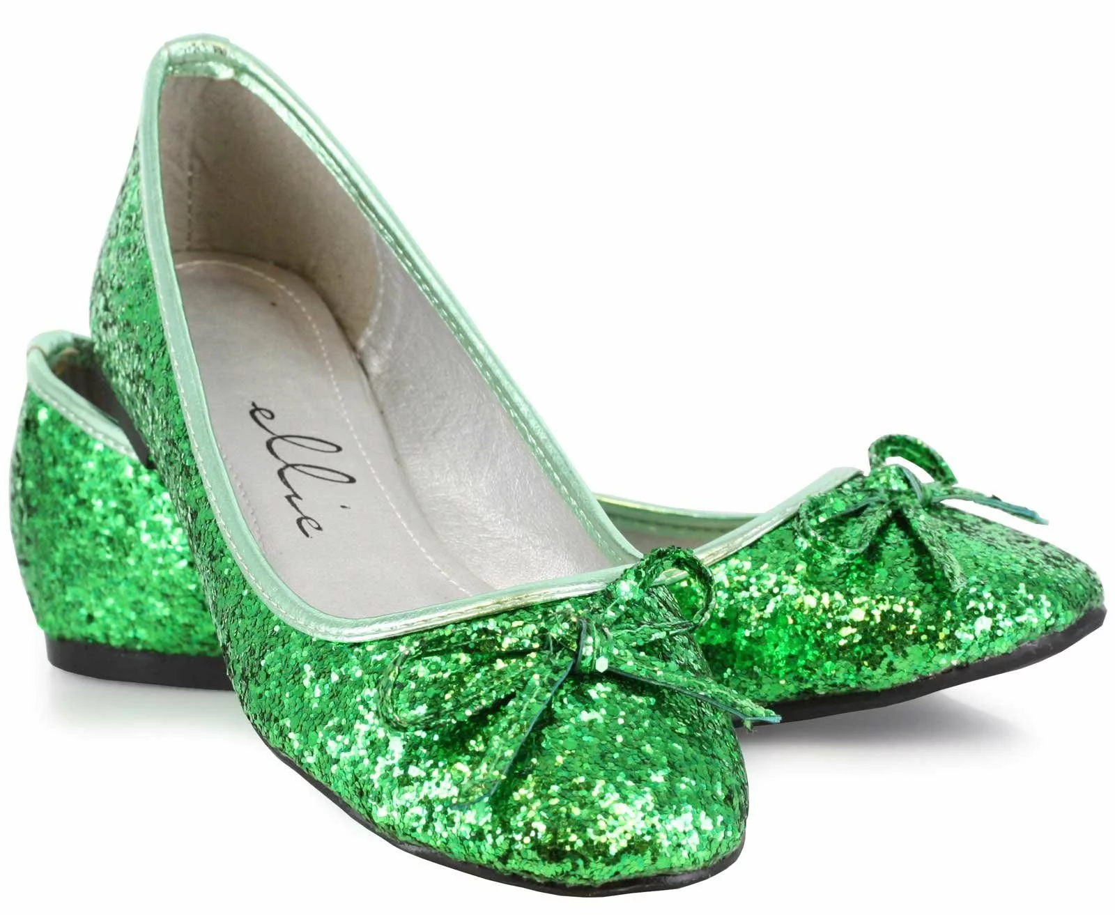 Mila Green Glitter Adult Ballet Flats 1 Mila Green Glitter Adult Ballet Flats