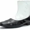 Black And White Spat Adult Shoes