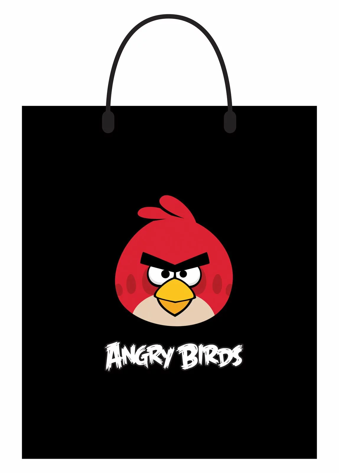 Rovio Angry Birds Red Bird Plastic Treat Bag 1 Rovio Angry Birds Red Bird Plastic Treat Bag