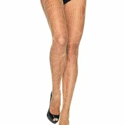 Distressed Net Nude Pantyhose (Adult)